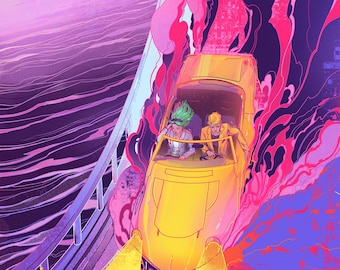 sleepless drive - 11x17 print