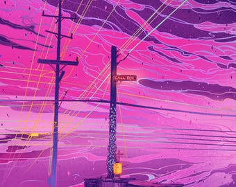 call box - 11x17'' print