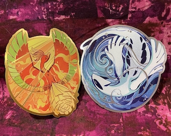 shiny foil legend stickers