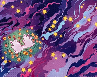 stargazing - 4x6'' print