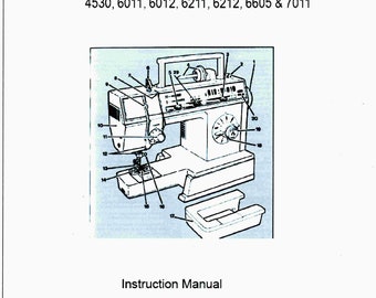 SINGER 4325_4500_4522_4525_4526_4528_4530_6011_6012_6211_6212_6605_7011 sewing machine owner&#39;s manual guide download
