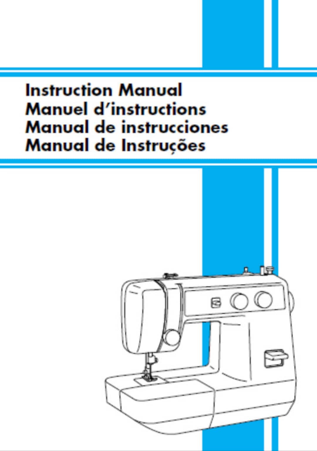 BROTHER LS1217 Sewing Machine Owner's Manual Guide Download Etsy