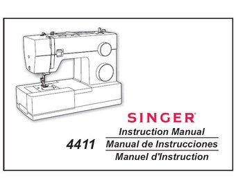 SINGER 4411 sewing machine owner's manual guide download