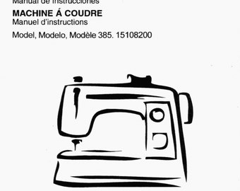 Vintage KENMORE SEARS 385.15108200 385.15108 15108 PDF Scarica il manuale