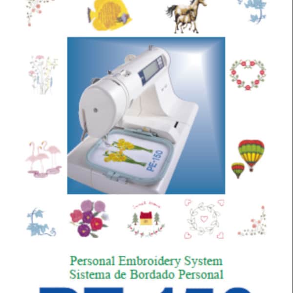 Brother Pe 150 Embroidery Cards Etsy
