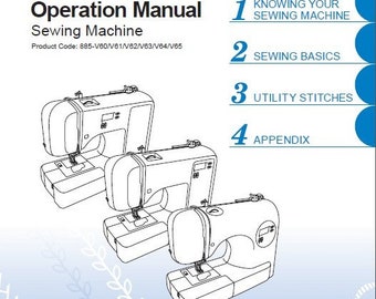 BROTHER CE-8080 CE-8080PRW V60 V61 V62 V63 V64 V65 pdf Download del manuale dell'utente della macchina per cucire