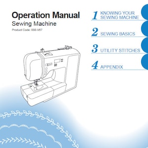 BROTHER CE8100 Sewing Machine Owner&#39;s Manual guide download