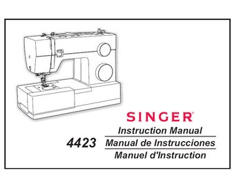 SINGER 4423 sewing machine owner&#39;s manual guide download