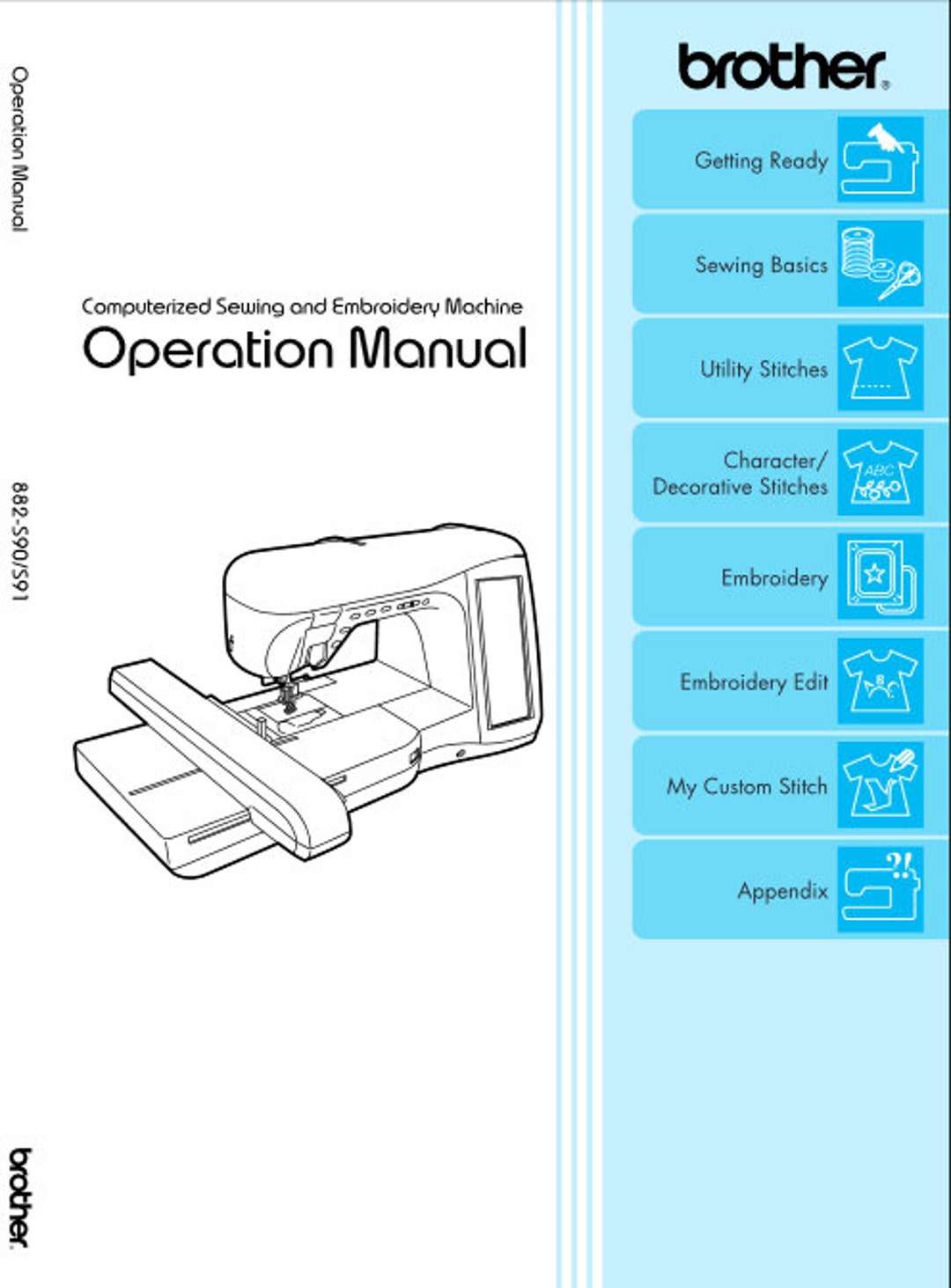 BROTHER INNOVIS 4000D 4000 Sewing Machine Owner's Manual Etsy