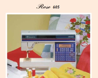 HUSQVARNA VIKING ROSE 605 Sewing Machine Owner's Manual guide download