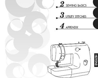 BROTHER LX-3125 Sewing Machine Owner&#39;s Manual guide download