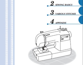 Scarica la guida del manuale d'uso della macchina da cucire BROTHER SQ-9000