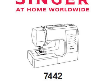 SINGER 442 Nähmaschine Bedienungsanleitung Anleitung Download