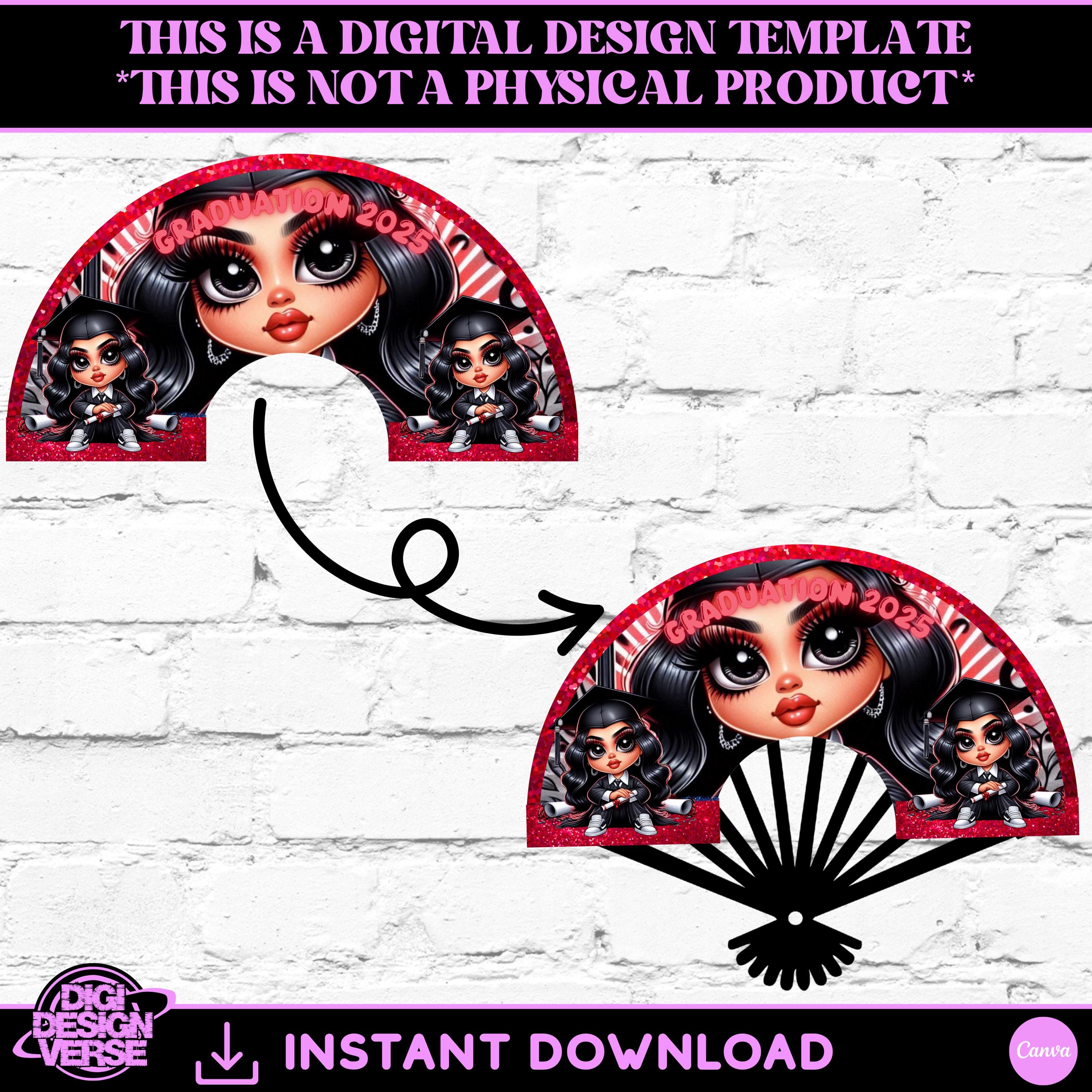 Graduation Clacking Fan Clack Fan Graduation Templates - Etsy