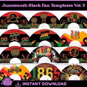 Modelli per ventagli Clack Juneteenth Vol. 3