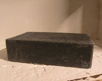 Activated Charcoal Soap  -  Handcrafted All Natural Soap  -  Charcoal Soap  -  Gift Wrapped For Holiday Gifting
