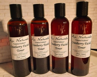 LIMITED EDITION   -  On Sale   -    Cranberry Facial Toner   -   Four Ounce   -     Available For A Limited Time This Winter