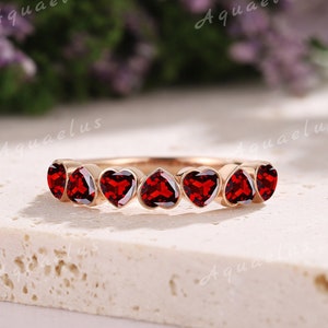 Valentine Personalized Stackable Ruby Heart Bundle Valentine Personalized Stackable Ruby Heart Bundle