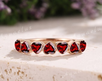 Valentine Personalized Stackable Ruby Heart Bundle Valentine Personalized Stackable Ruby Heart Bundle