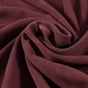 Cowhide Suede Leather Sheets | Suede Leather Hides | Leather for Crafting |  3.5-4 oz | Burgundy