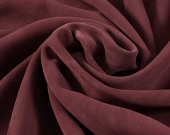 Cowhide Suede Leather Sheets | Suede Leather Hides | Leather for Crafting |  3.5-4 oz | Burgundy