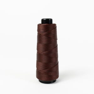 MBT Waxed Thread | Hand Stitching Waxed Thread | Leathercraft Supplies | 220 yard Spool | Tuscan Red