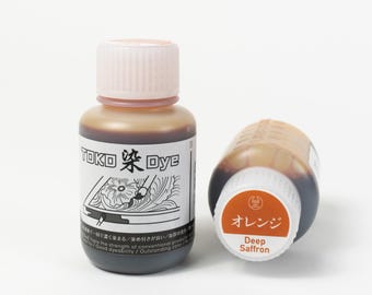 Leather Dye | Water Based Leather Dye 3.4 oz - TOKO - Deep Saffron Color