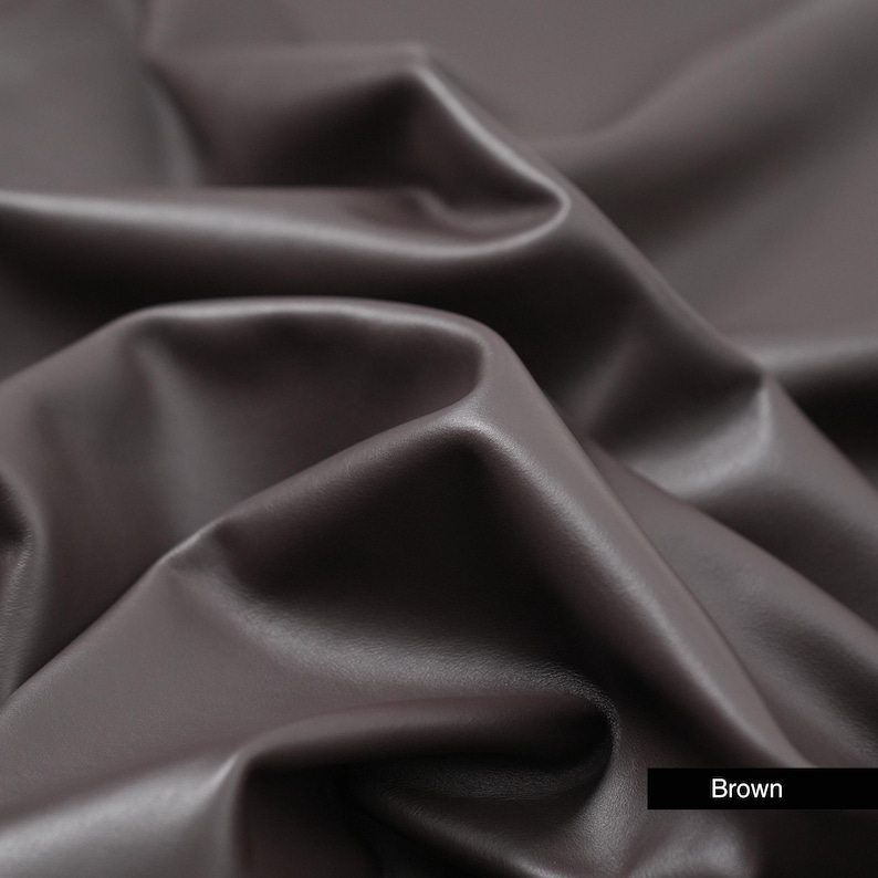 Italian Nappa Leather Sheets | Soft Calfskin Cowhide Leather for Crafting Leather Goods, Bags, Wallets | Various Colors, 2.5-3 oz 画像 14
