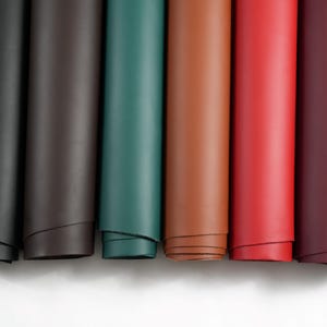 Italian Leather Hides | Top Grain Leather Sides | Premium Cowhide Leather for Crafting Bags, Wallets, Leather Goods | 4.5-5 oz