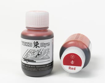 Leather Dye | Water Based Leather Dye 3.4 oz - TOKO - Red Color