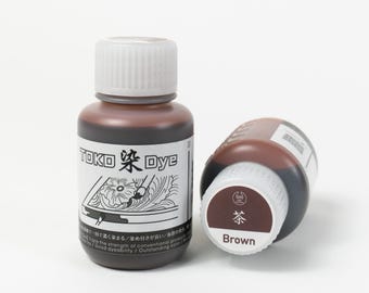 Leather Dye | Water Based Leather Dye 3.4 oz - TOKO - Brown Color