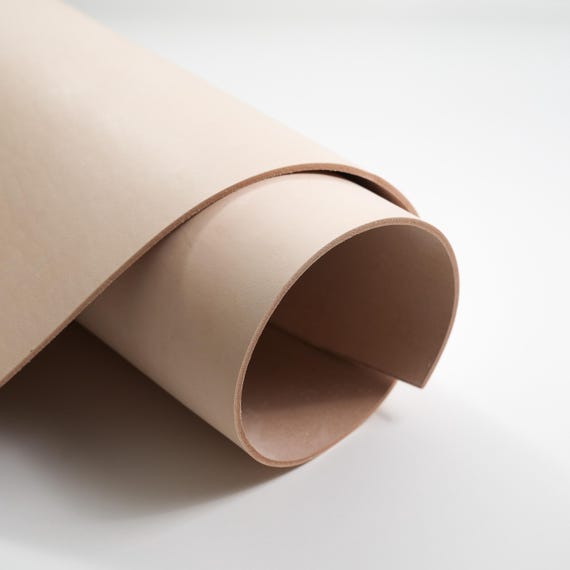 Veg Tan Leather |  Full Grain Leather Sheets for Craft | Tooling Leather | Stamping, Molding, Embossing | 2-3 oz to 8-9 oz Cowhide Leather
