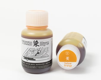 Leather Dye | Water Based Leather Dye 3.4 oz - TOKO - Yellow Orange Color