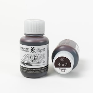 Leather Dye 3.4 oz | Water Based Leather Dye | Dye For Leather Surface, Grain Side And Edges | Tuscan Red
