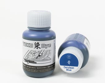 Leather Dye | Water Based Leather Dye 3.4 oz - TOKO - Cerulean Blue Color