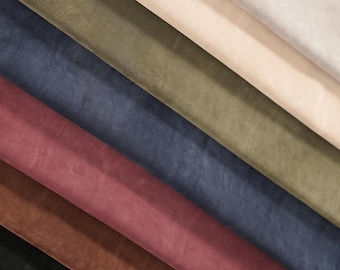 Cowhide Suede Leather Sheets | Suede Leather Hides | Leather for Crafting |  3.5-4 oz | Various Colors