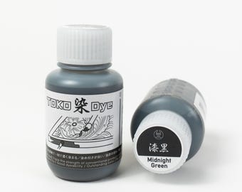 Leather Dye | Water Based Leather Dye 3.4 oz - TOKO - Midnight Green Color