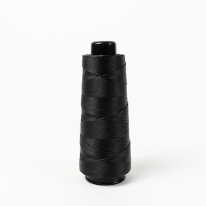 MBT Waxed Thread | Hand Stitching Waxed Thread | Leathercraft Supplies | 220 yard Spool | Onyx