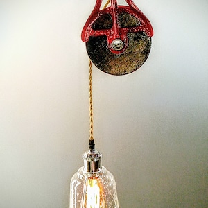 pulley light fixture