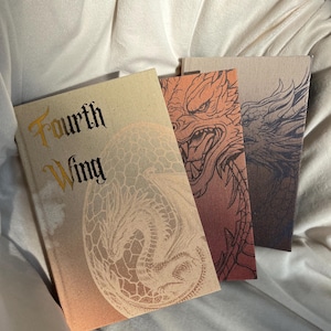 Empyrean Series Set Hand Made Special Edition with Canvas Covera (Fourth Wing, Iron Flame, Onyx Storm by Rebecca Yarros)