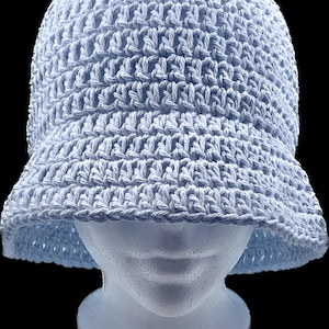 Crochet Cotton Bucket Hat: Handmade Multi-Colored Sun Hat
