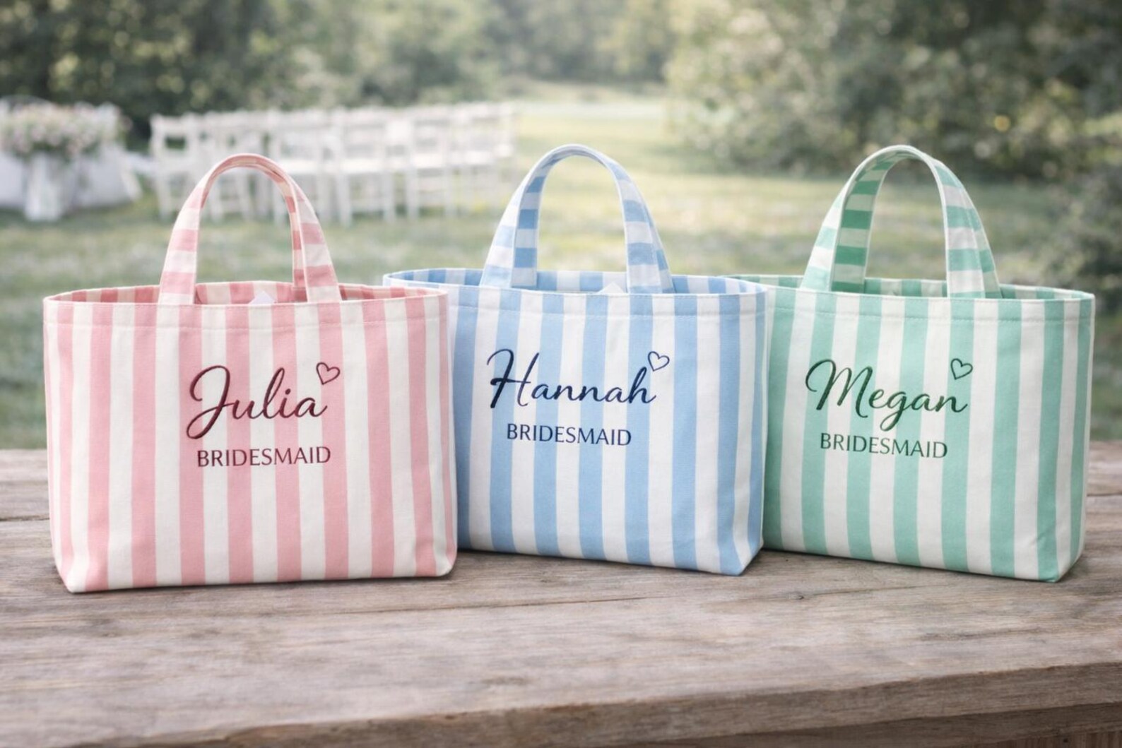 Personalized Bridesmaid Tote Bag, Custom Name Beach Bag, Bride Tote ...