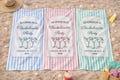 Custom Bridal Party Beach Towel, Bachelorette Party Gift, Personalized Bachelorette Party Beach Towel, Bride Club Bachelorette Beach Towel product logo