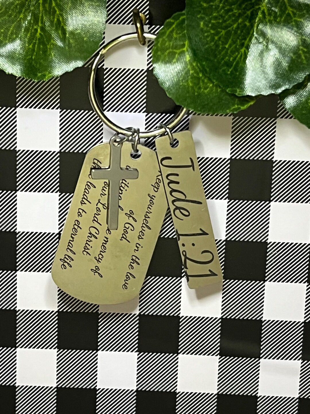 Keychain. Scripture. Bible. Cross. Spiritual. God. Oval - Etsy
