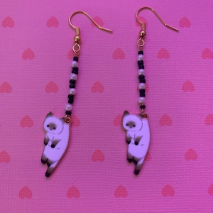 Husk from Hazbin Hotel Inspired Earrings
