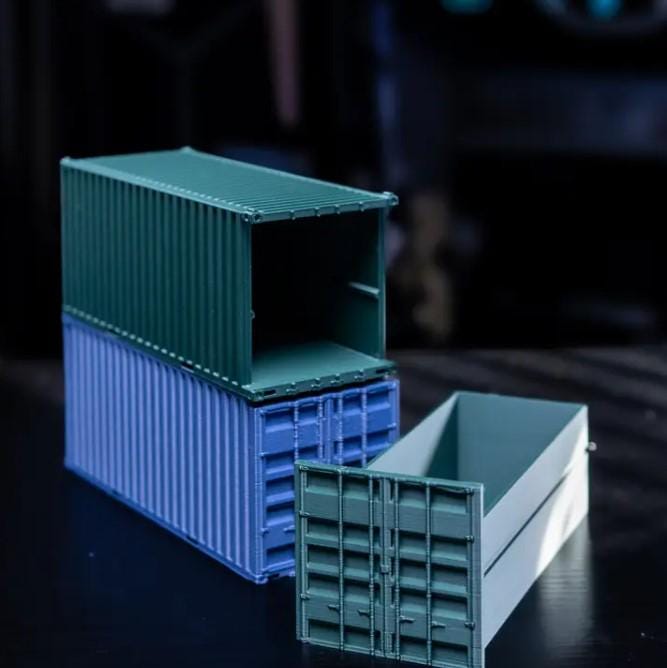 Stackable Shipping Container Drawer Desk Storage customizable 56 Color ...