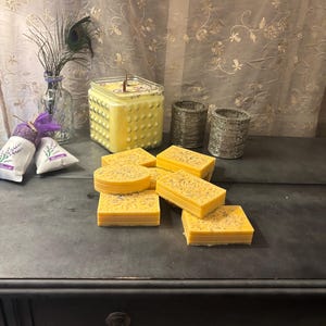 Triple Butter Body Bar, Sunburst Melon, Shea Cocoa Mango, Rosemary Lavender Essential Oils