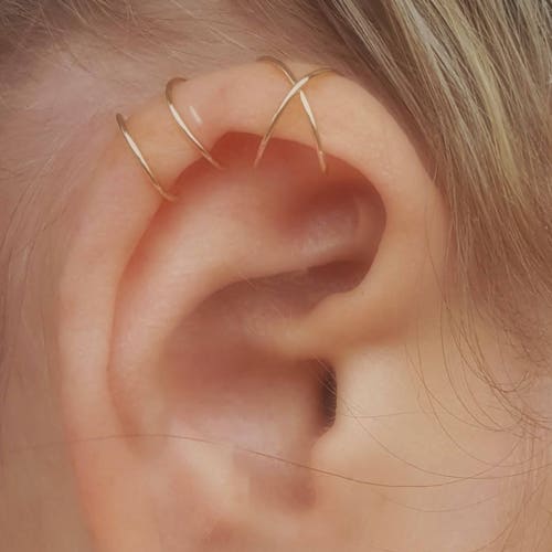 Ear Cuff Set Ear Cuffs Cartilage Ring No Piercing Etsy