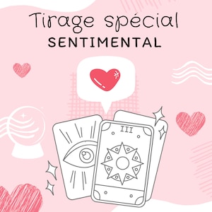 Sorteo sentimental - Sorteo de cartas de amor - Adivinación del dominio sentimental
