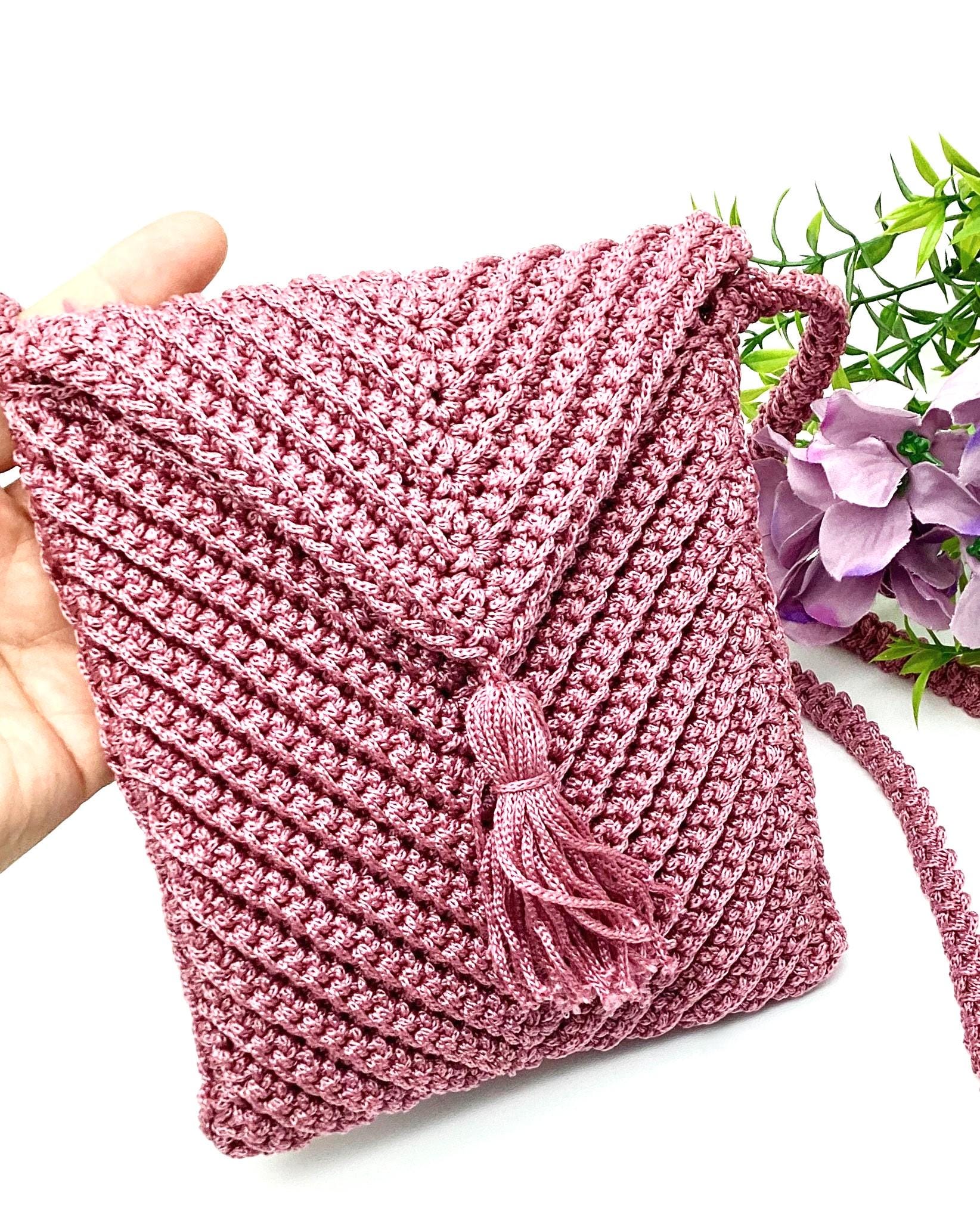 Chevron Crossbody Bag and Phone Bag Crochet Tutorial